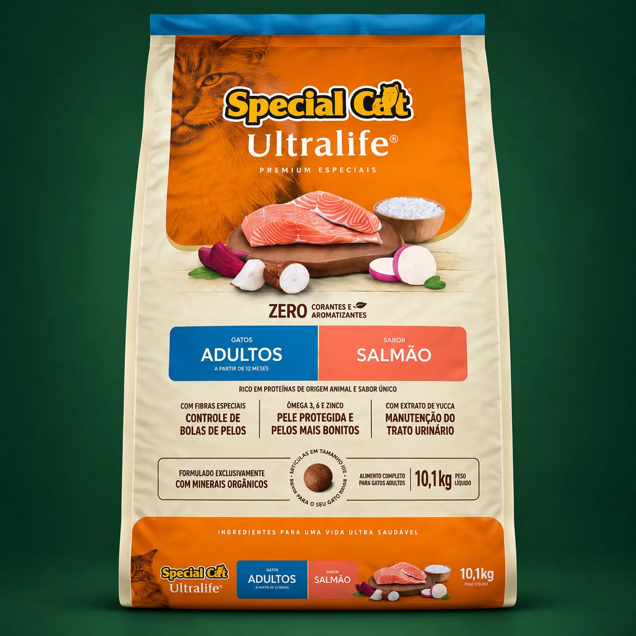 Special Cat Ultralife Gatos Adultos Salmão 10,1 kg