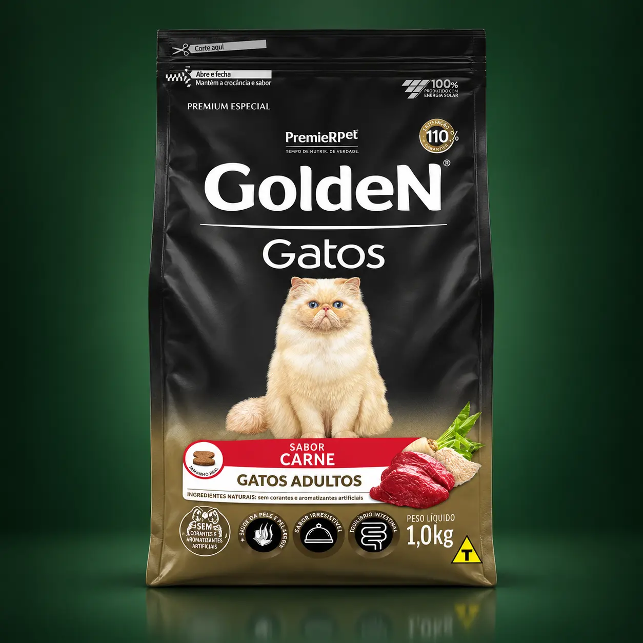 GoldeN Gatos Adultos Sabor Carne