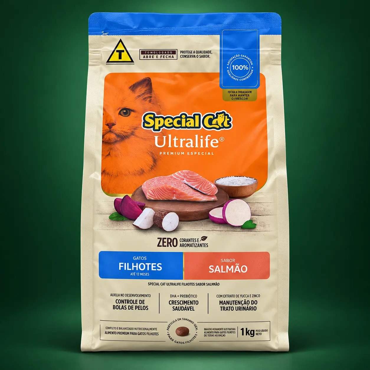 Special Cat Ultralife Gatos Filhotes Salmão 1kg