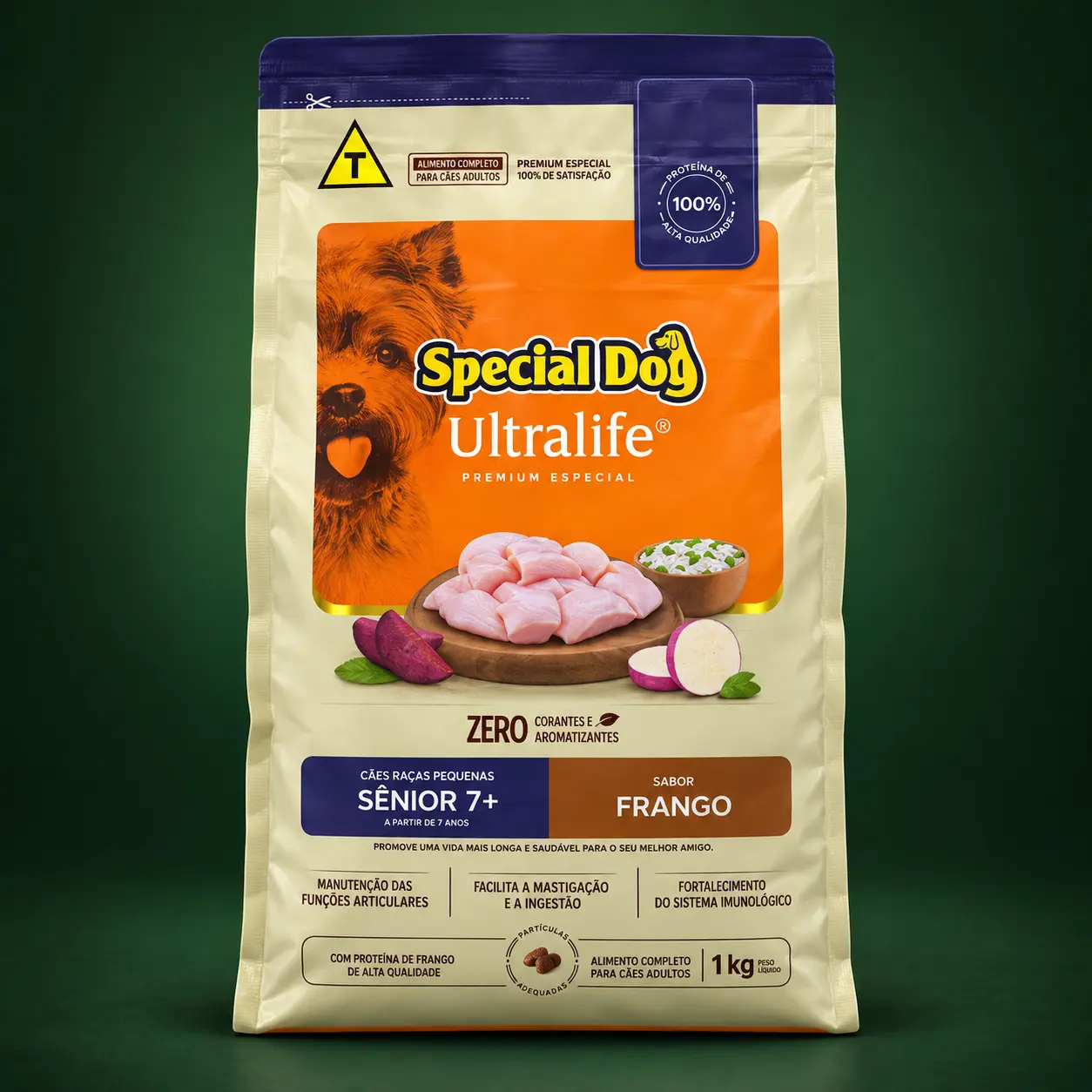 Special Dog Ultralife Sênior 7+ Frango