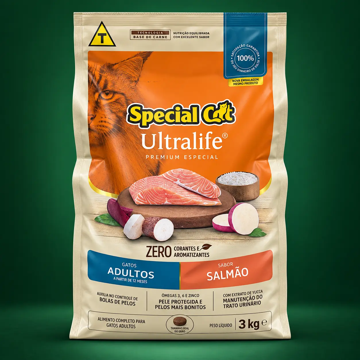 Special Cat Ultralife Gatos Adultos Salmão 3kg