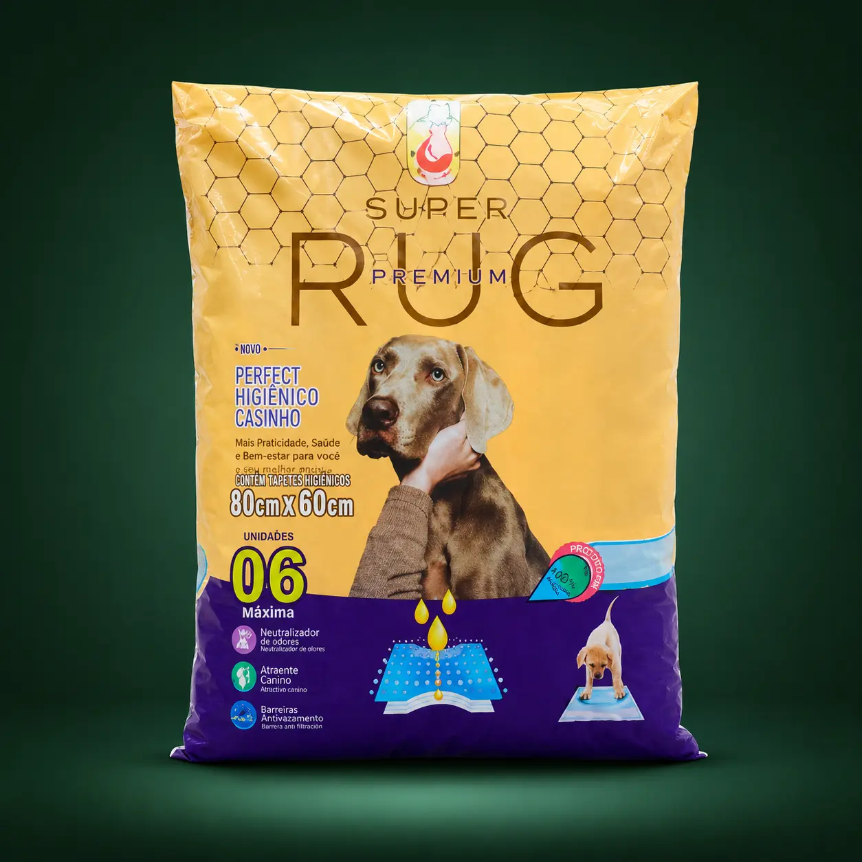 Super Premium Tapete Higiênico 6 unidades