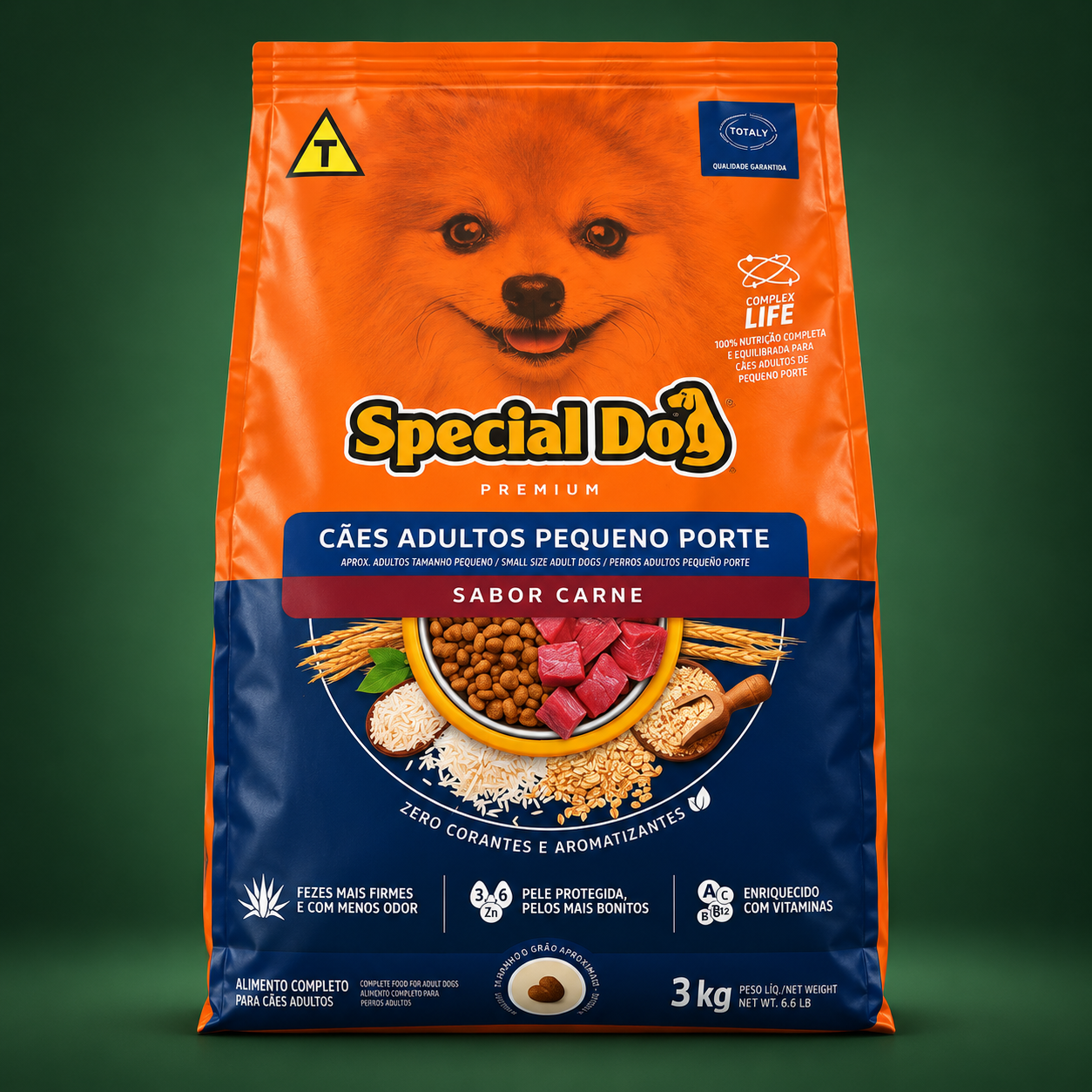 Special Dog Premium Cães Adultos Pequeno Porte Carne
