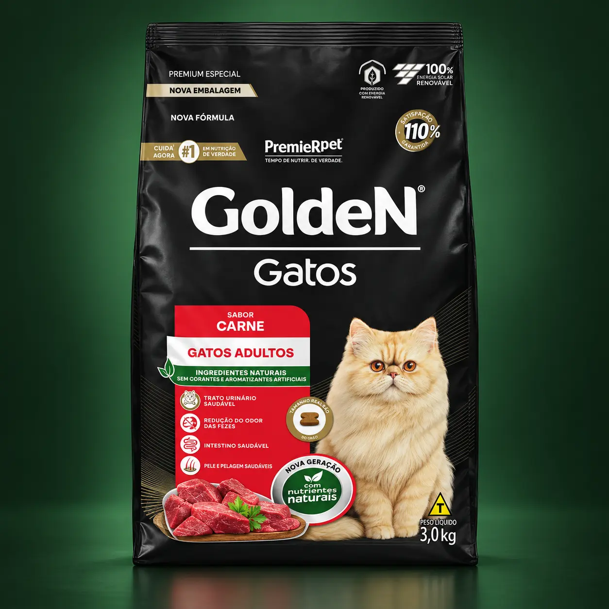 GoldeN Gatos Adultos Sabor Carne