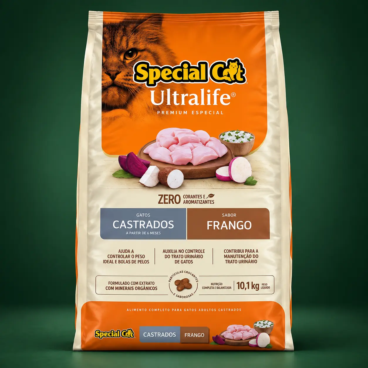 Special Cat Ultralife Gatos Castrados Frango 10,1 kg