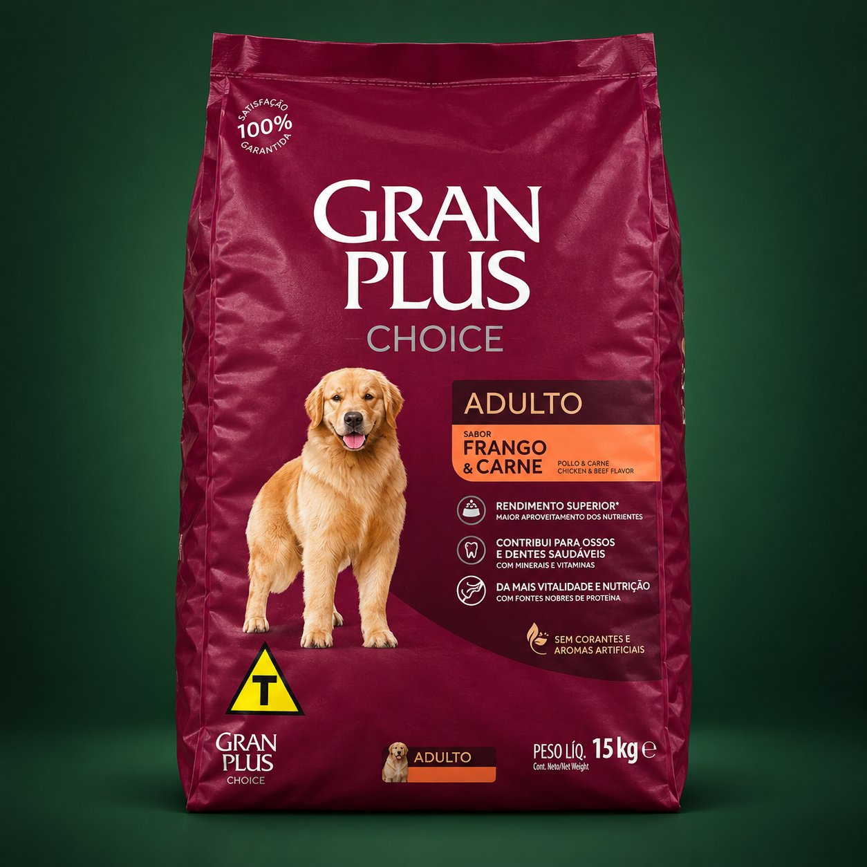 Gran Plus Choice Adulto Frango e Carne
