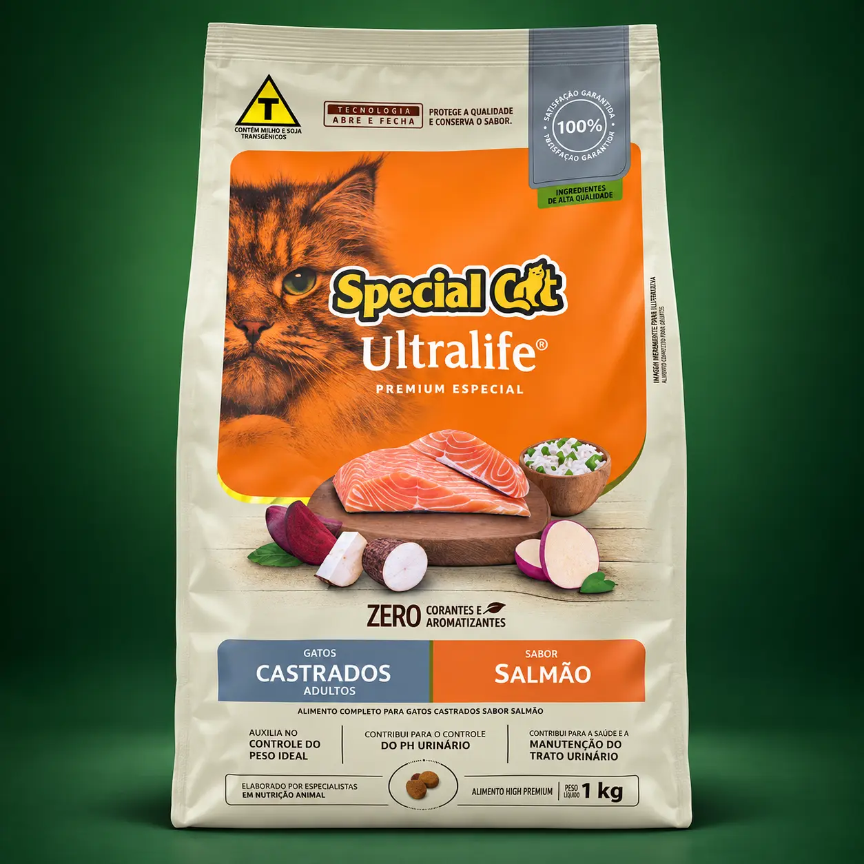 Special Cat Ultralife Gatos Castrados Salmão 1kg